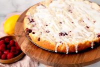 Lemon-Glazed Raspberry Ricotta Cake: Moist Italian Dessert