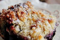 Lemon Blueberry Coffee Cake Recipe with Streusel Topping