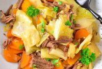 Hearty Cabbage Stew with Sausage and Potatoes Recipe