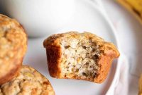 Sourdough Banana Muffins with Cinnamon Streusel