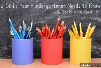 5 Essential Skills Every Kindergartener Should Master + Free Checklist