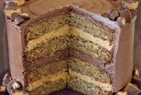 Peanut Butter Cup Banana Cake with Creamy Peanut Butter Frosting