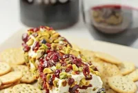 Baked Goat Cheese with Cranberries and Pistachios Recipe