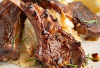 Balsamic-Glazed Oven Roasted Lamb Chops for Dinner