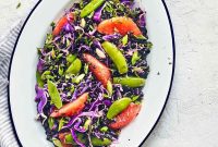 Citrus Ginger Black Rice Salad with Avocado & Mint