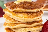Fluffy Coconut Pancakes Recipe with Tropical Maple Syrup