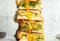 Creamy Avocado Grilled Cheese Sandwich Recipe