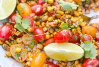Fresh Summer Corn Salad Recipe with Tomatoes & Basil