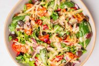 Classic Italian Chopped Salad Recipe with Zesty Dressing