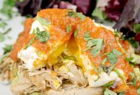 Mexican Eggs Benedict with Chipotle Hollandaise and Chorizo