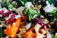 Crispy Blackstone Sweet Potatoes with Sautéed Kale