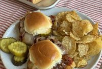 Savory Sloppy Joe Sliders with Tangy BBQ Sauce