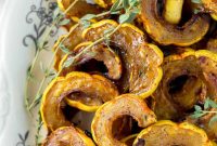 Maple-Cinnamon Roasted Delicata Squash Recipe