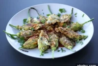 Ricotta-Stuffed Zucchini Blossoms: Crispy Baked Recipe