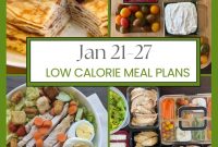 Week 4 Low-Calorie Meal Plan and Today’s Meal Prep Guide