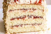 Peanut Butter and Jam Layer Cake Recipe