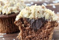 Decadent German Chocolate Cupcakes with Coconut-Pecan Frosting