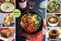 March Meal Plan: Seasonal Recipes and Weekly Menus