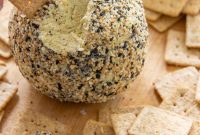 Everything Bagel Cheese Ball Recipe for Parties and Snacks