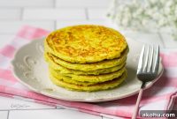 Crispy Savory Pea Pancakes with Herbed Yogurt Dip