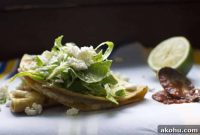 Crispy Potato Tacos with Guajillo Orange Salsa Recipe