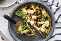 Mediterranean Vegetable Quiche with Almond Flour Crust