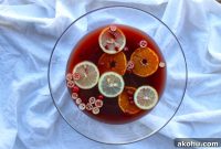 Sparkling Pomegranate Pear Punch Recipe for Parties