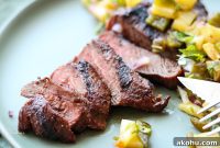 Grilled Steak with Pineapple Jalapeño Salsa Recipe