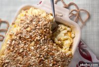 Pretzel-Crusted Macaroni and Cheese with Crispy Golden Topping