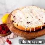 Lemon-Glazed Raspberry Ricotta Cake: Moist Italian Dessert 11 img 10140 14