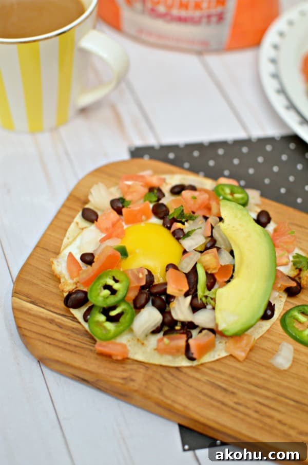Black Bean Breakfast Taco