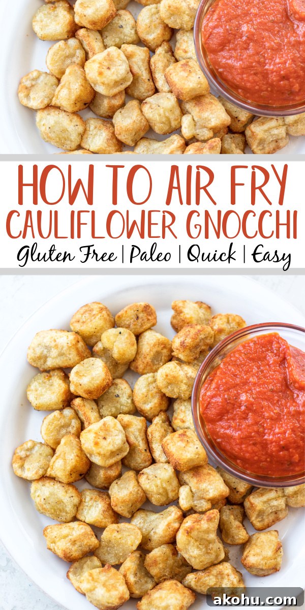 The best way to make Trader Joe's cauliflower gnocchi is in the air fryer. Air fryer cauliflower gnocchi is quick, easy, and can be cooked right from frozen. This recipe for how to make cauliflower gnocchi in the air fryer only requires a few minutes and a few ingredients, and it's a gluten free, grain free, super simple weeknight dinner meal. #airfryerrecipes #gnocchi #healthyrecipes #glutenfreerecipes The best way to make Trader Joe's cauliflower gnocchi is in the air fryer. Air fryer cauliflower gnocchi is quick, easy, and can be cooked right from frozen. This recipe for how to make cauliflower gnocchi in the air fryer only requires a few minutes and a few ingredients, and it's a gluten free, grain free, super simple weeknight dinner meal. #airfryerrecipes #gnocchi #healthyrecipes #glutenfreerecipes
