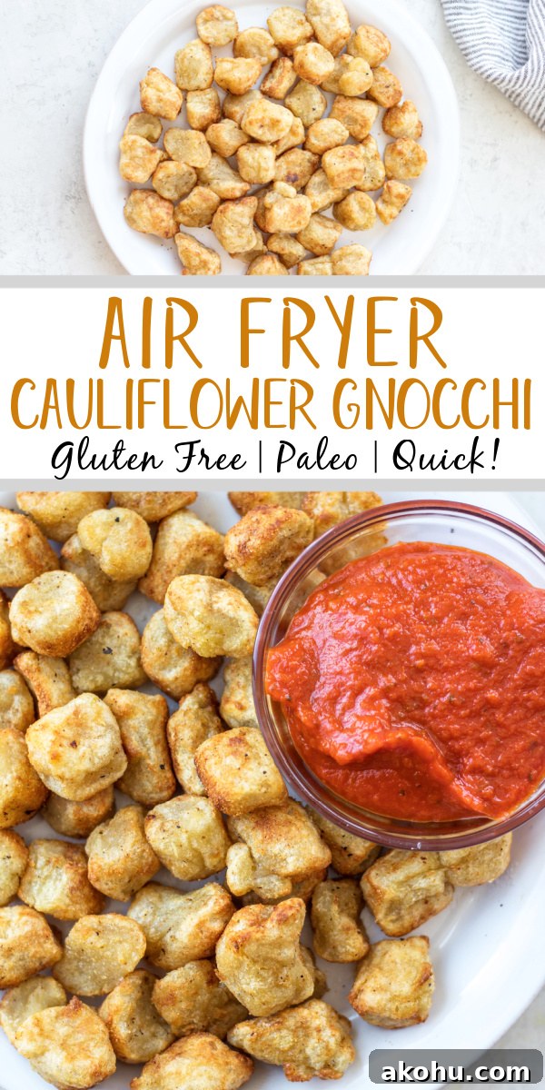 The best way to make Trader Joe's cauliflower gnocchi is in the air fryer. Air fryer cauliflower gnocchi is quick, easy, and can be cooked right from frozen. This recipe for how to make cauliflower gnocchi in the air fryer only requires a few minutes and a few ingredients, and it's a gluten free, grain free, super simple weeknight dinner meal. #airfryerrecipes #gnocchi #healthyrecipes #glutenfreerecipes The best way to make Trader Joe's cauliflower gnocchi is in the air fryer. Air fryer cauliflower gnocchi is quick, easy, and can be cooked right from frozen. This recipe for how to make cauliflower gnocchi in the air fryer only requires a few minutes and a few ingredients, and it's a gluten free, grain free, super simple weeknight dinner meal. #airfryerrecipes #gnocchi #healthyrecipes #glutenfreerecipes