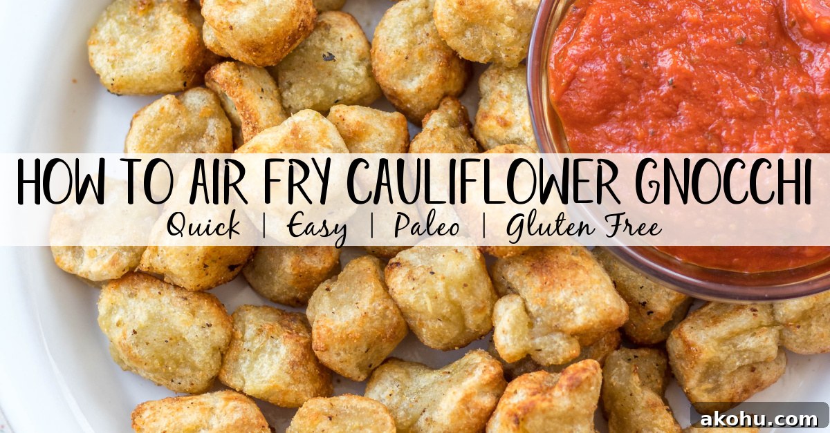 The best way to make Trader Joe's cauliflower gnocchi is in the air fryer. Air fryer cauliflower gnocchi is quick, easy, and can be cooked right from frozen. This recipe for how to make cauliflower gnocchi in the air fryer only requires a few minutes and a few ingredients, and it's a gluten free, grain free, super simple weeknight dinner meal. #airfryerrecipes #gnocchi #healthyrecipes #glutenfreerecipes The best way to make Trader Joe's cauliflower gnocchi is in the air fryer. Air fryer cauliflower gnocchi is quick, easy, and can be cooked right from frozen. This recipe for how to make cauliflower gnocchi in the air fryer only requires a few minutes and a few ingredients, and it's a gluten free, grain free, super simple weeknight dinner meal. #airfryerrecipes #gnocchi #healthyrecipes #glutenfreerecipes