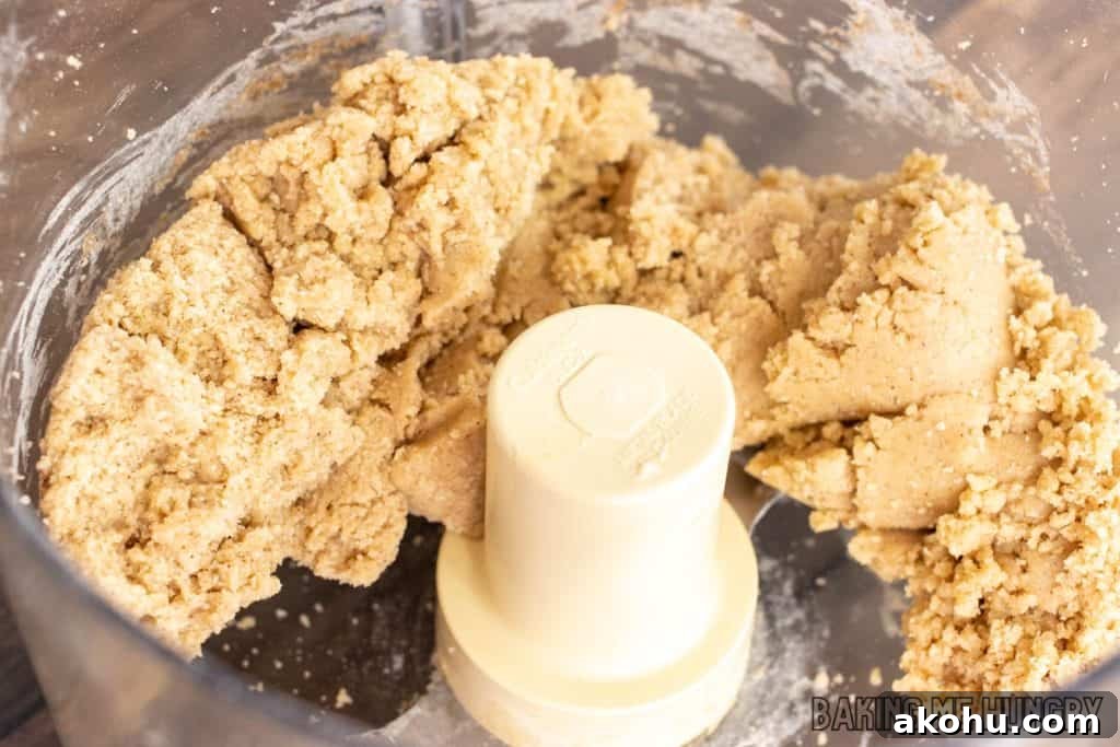 dough in food processor