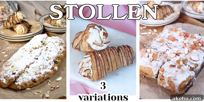 German Stollen 3 Ways