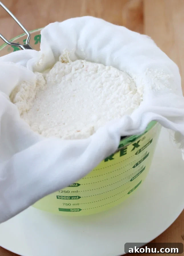 Draining curds