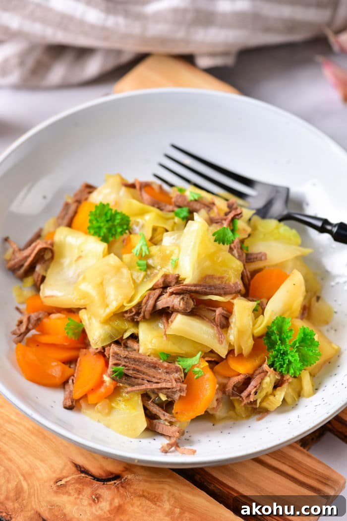 Healthy Beef and Cabbage Recipe