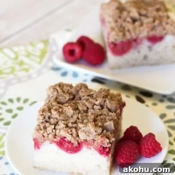 gluten-free raspberry coffee cake