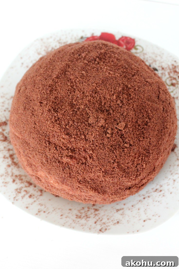 Banana Whipped Cream Dome Cake Recipe for Stunning Desserts 14 IMG_6265