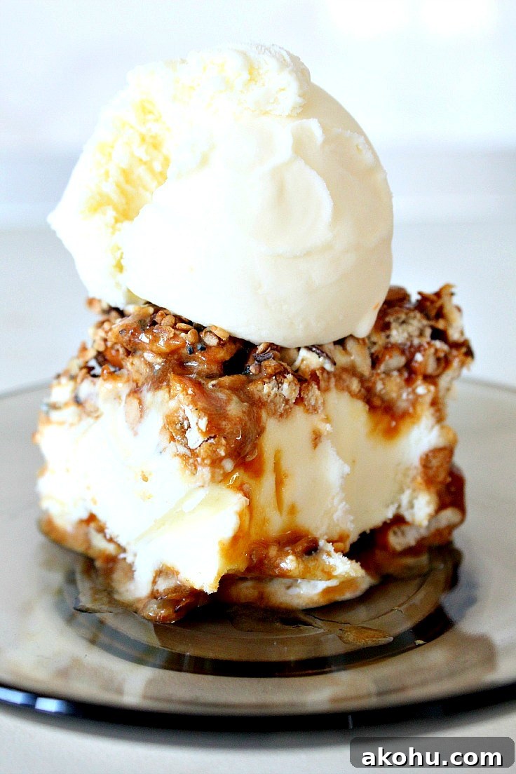 Banana Whipped Cream Dome Cake Recipe for Stunning Desserts 17 Caramel pretzel ice cream cake