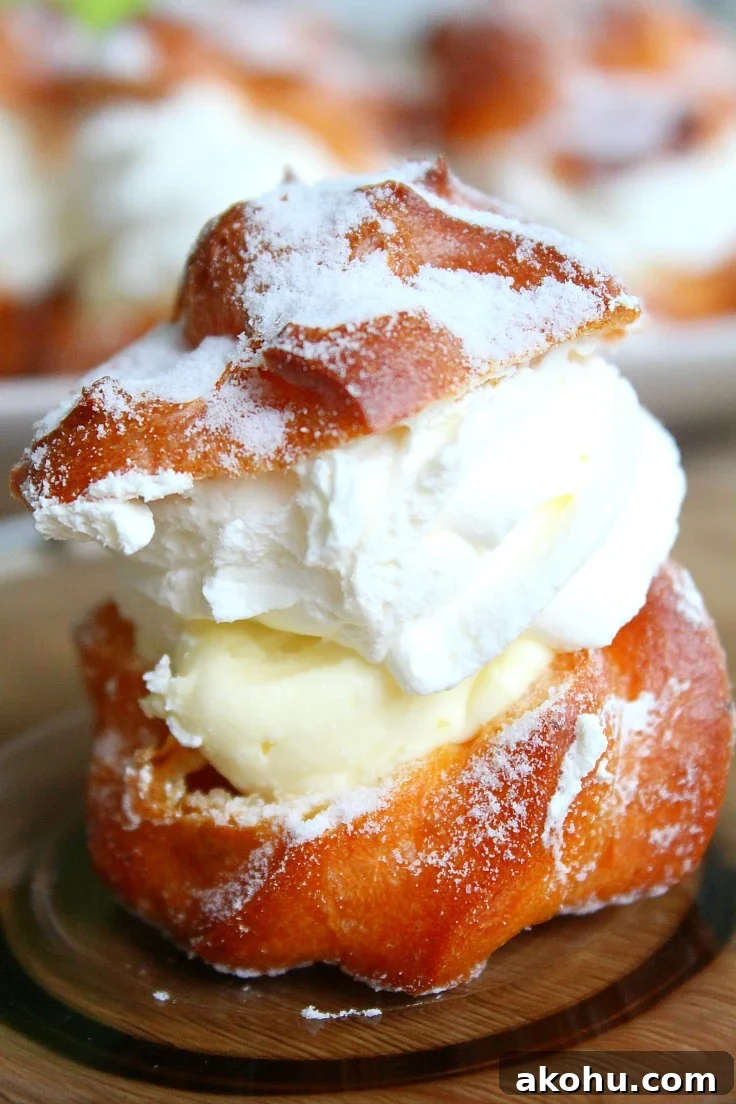 Banana Whipped Cream Dome Cake Recipe for Stunning Desserts 18 Easy French Cream Puffs