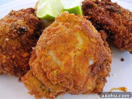 Pollo Frito con Miel y Limon