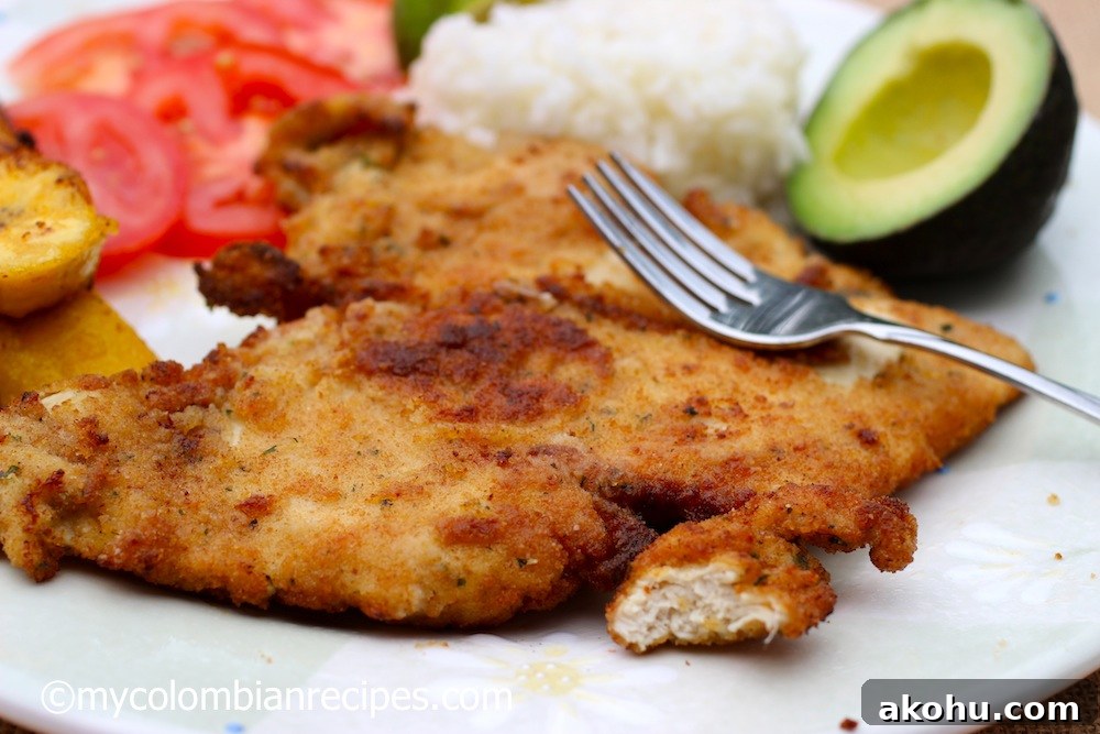 Chuleta de Pollo Colombiana