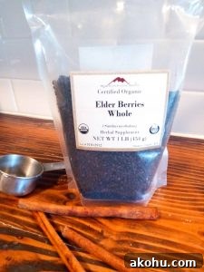 DIY Elderberry Syrup from Dried Elderberries — Step-by-Step Recipe 5 Need to kick a cold or flu fast? Make this easy and delicious Elderberry Syrup at home to cut your sickness time in half! Kid and pregnancy safe!