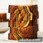 Miso Banana Bread Recipe: Savory-Sweet Loaf with Umami 9 loaf banana bread with some presliced