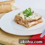 Low-Carb Eggplant Parmesan Lasagna