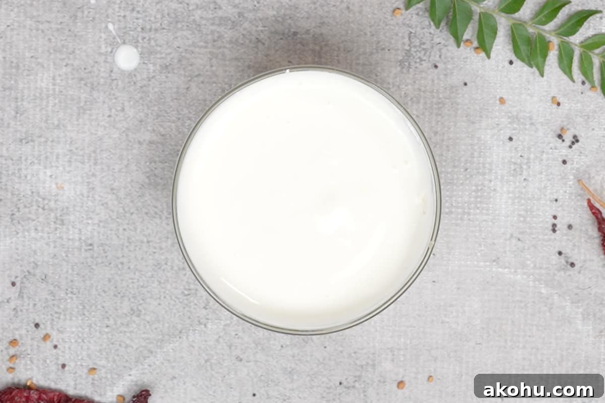 Flour and yogurt mixed in a bowl.