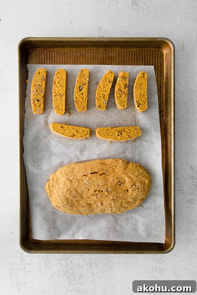 Crunchy Pumpkin Biscotti Recipe for Fall Baking 4 Chocolate dipped pumpkin biscotti