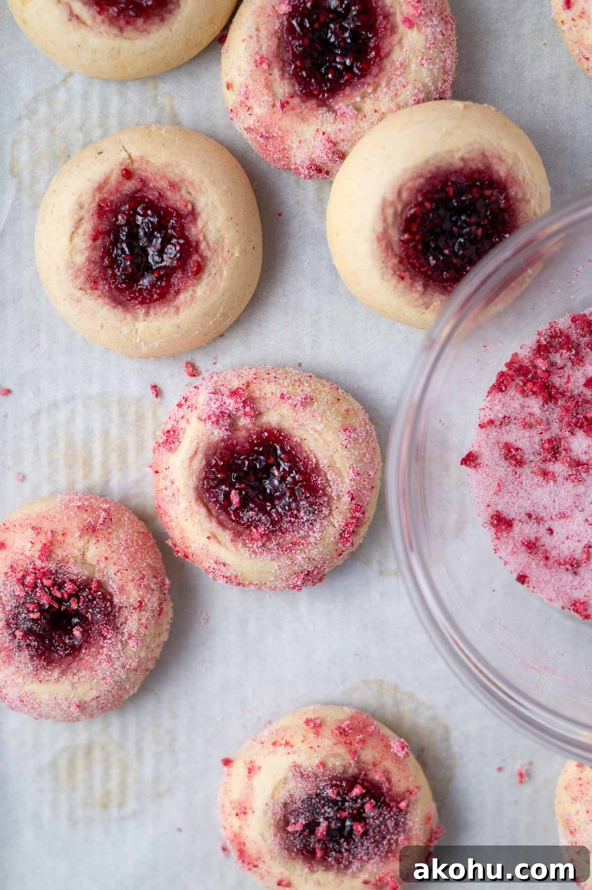 Yeast-Raised Baked Raspberry Donuts: Soft, Glazed Recipe 10 baked donuts with some rolled in sugar topping